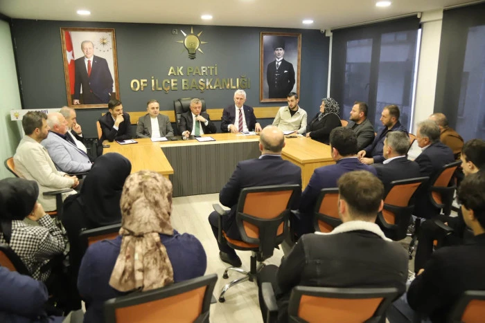 Başkan Sarıalioğlu,'İyi Ki Sizlerle Beraber Of'a Hizmet Ediyoruz'