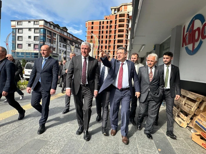 Başkan Sarıalioğlu ve Genç, Of Esnafını Ziyaret Etti