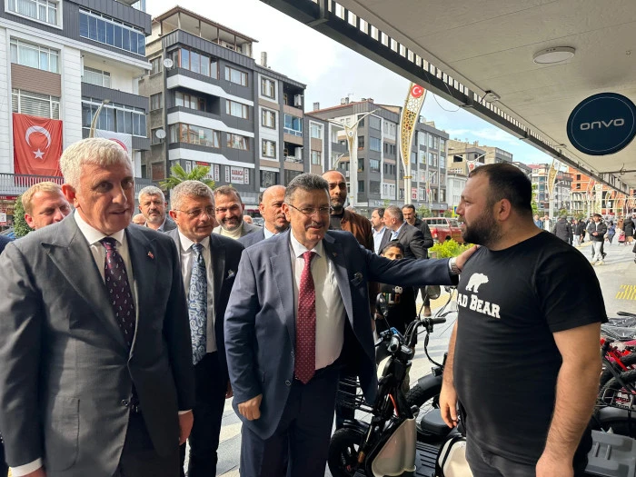 Başkan Sarıalioğlu ve Genç, Of Esnafını Ziyaret Etti