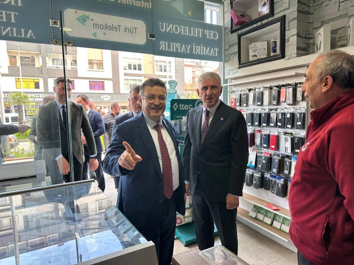 Başkan Sarıalioğlu ve Genç, Of Esnafını Ziyaret Etti
