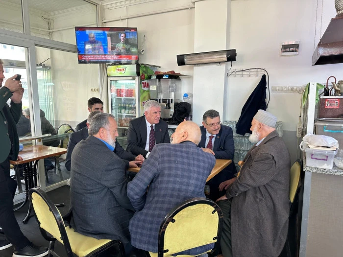 Başkan Sarıalioğlu ve Genç, Of Esnafını Ziyaret Etti