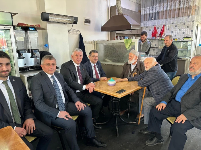 Başkan Sarıalioğlu ve Genç, Of Esnafını Ziyaret Etti