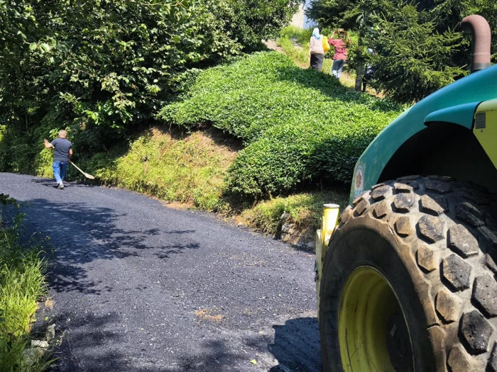 Of'ta asfalt seferberliği sürüyor