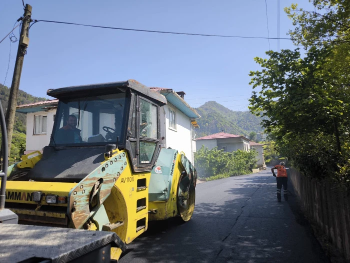 Tavşanlı ve Yazlık Mahallesi'nde Asfalt Serim Çalışmaları Tamamlandı