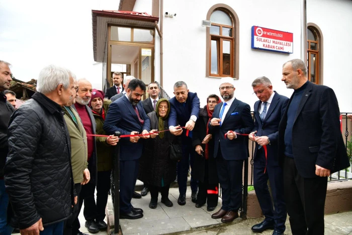 Of'ta Kaban Camii Ramazan'a Yetiştirildi