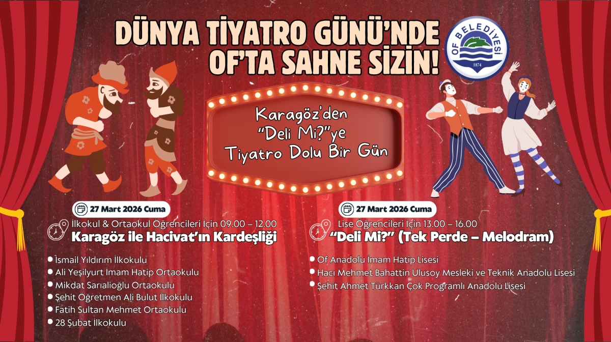 Başkan Sarıalioğlu, Tiyatro Heyecanını Hep Birlikte Yaşayacağız