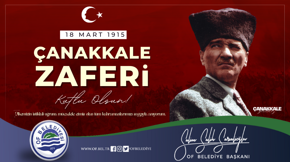 Başkan Sarıalioğlu'ndan 18 Mart Çanakkale Zaferi mesajı