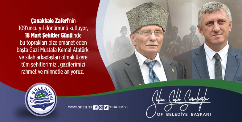 Başkan Sarıalioğlu'ndan 18 Mart Çanakkale Zaferi Mesajı