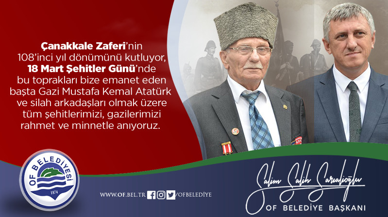 Başkan Sarıalioğlu'ndan 18 Mart Çanakkale Zaferi mesajı