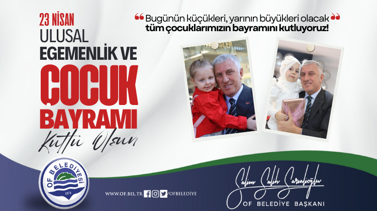 Başkan Sarıalioğlu'ndan 23 Nisan mesajı