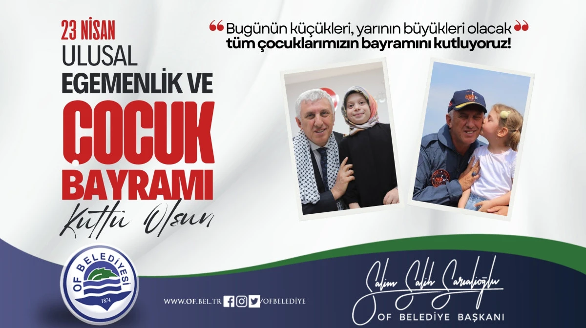 Başkan Sarıalioğlu'ndan 23 Nisan Mesajı