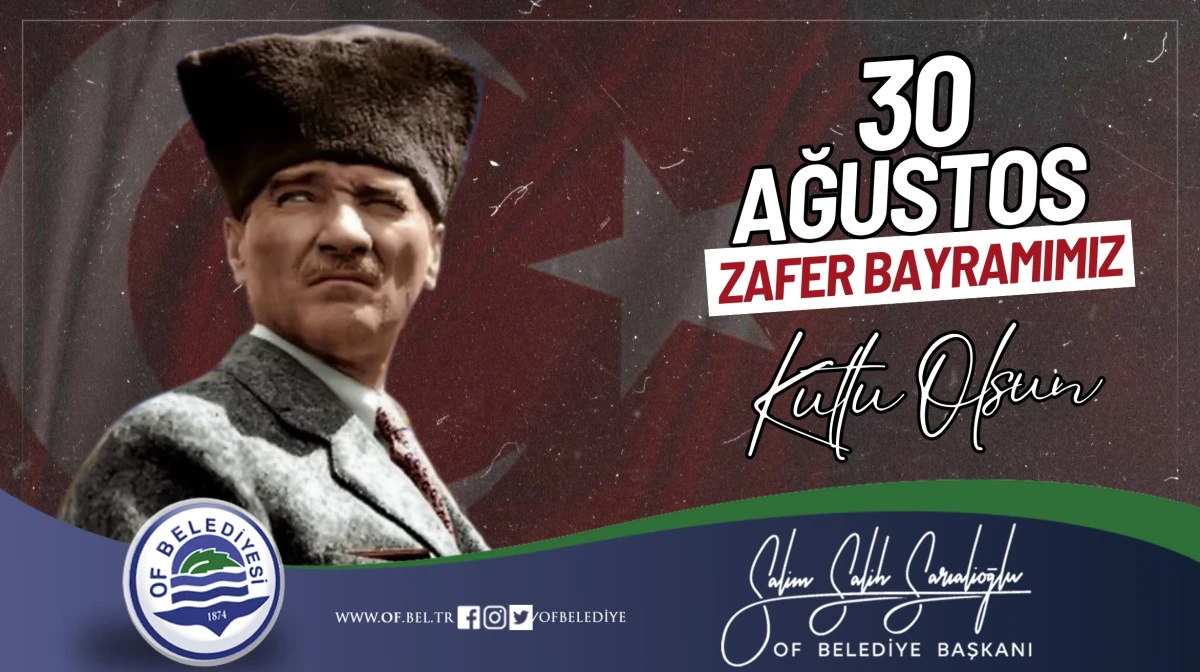 Başkan Sarıalioğlu'ndan 30 Ağustos Zafer Bayramı Mesajı