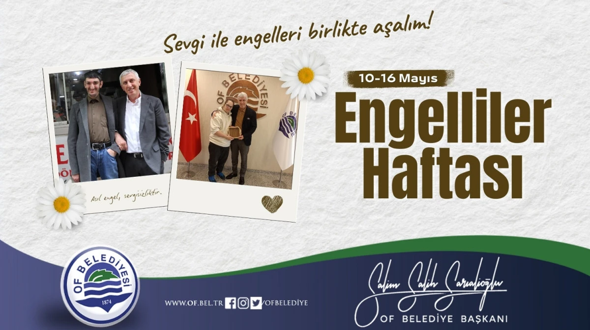 Başkan Sarıalioğlu'ndan Engelliler Haftası Mesajı