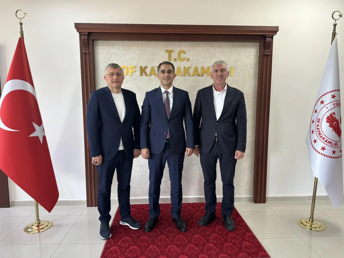 Başkan Sarıalioğlu'ndan Kaymakam Akça'ya Hayırlı Olsun Ziyareti