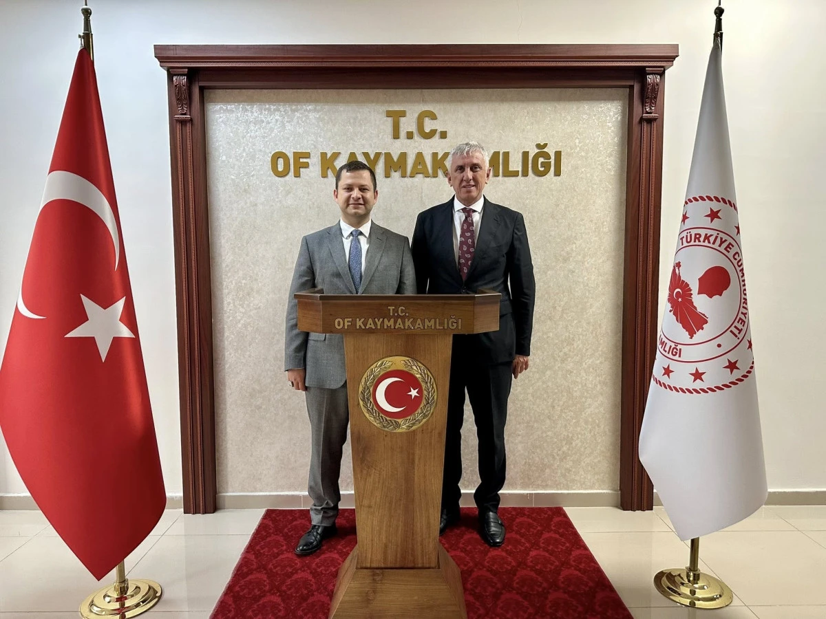 Başkan Sarıalioğlu'ndan Kaymakam Demirer'e Veda Ziyareti