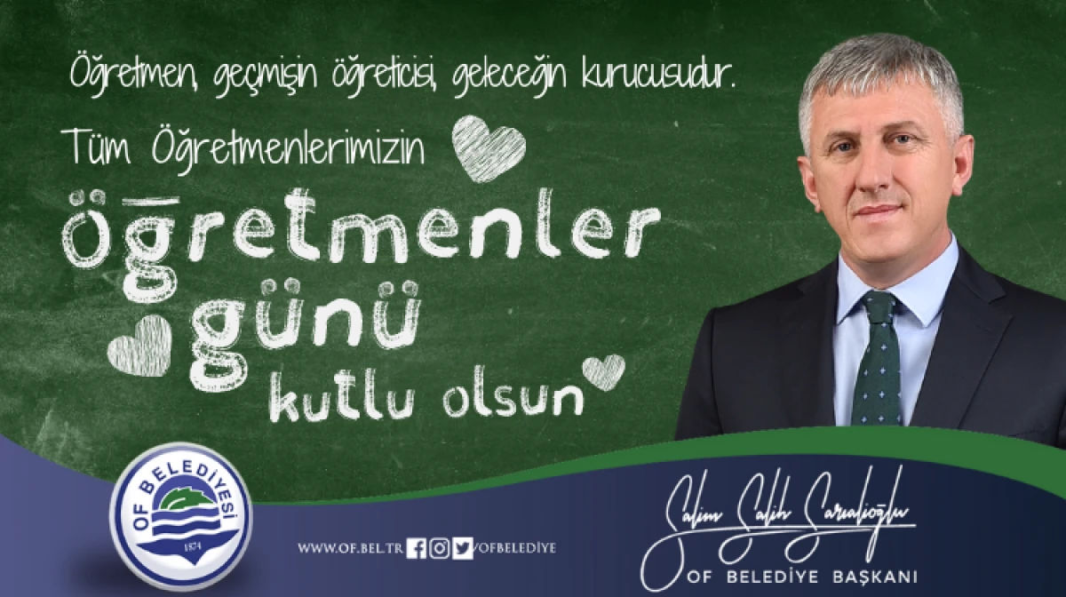 Başkan Sarıalioğlu'ndan Öğretmenler Günü Mesajı