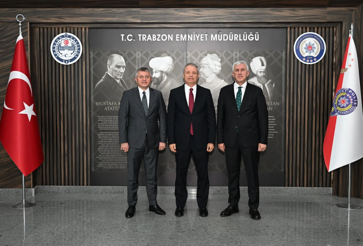 Başkan Sarıalioğlu'ndan Trabzon İl Emniyet Müdürü Ali Loğoğlu'na Ziyaret
