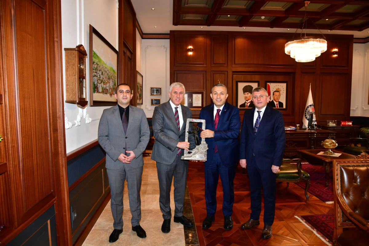 Başkan Sarıalioğlu'ndan Vali Şahin'e Hayırlı Olsun Ziyareti