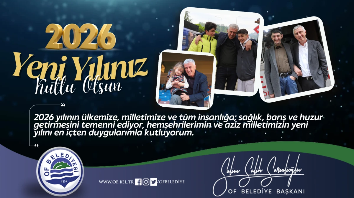 Başkan Sarıalioğlu'ndan Yeni Yıl Mesajı