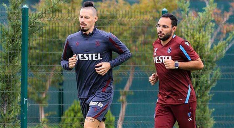 Hamsik ve Cornelius takımdan ayrı çalıştı