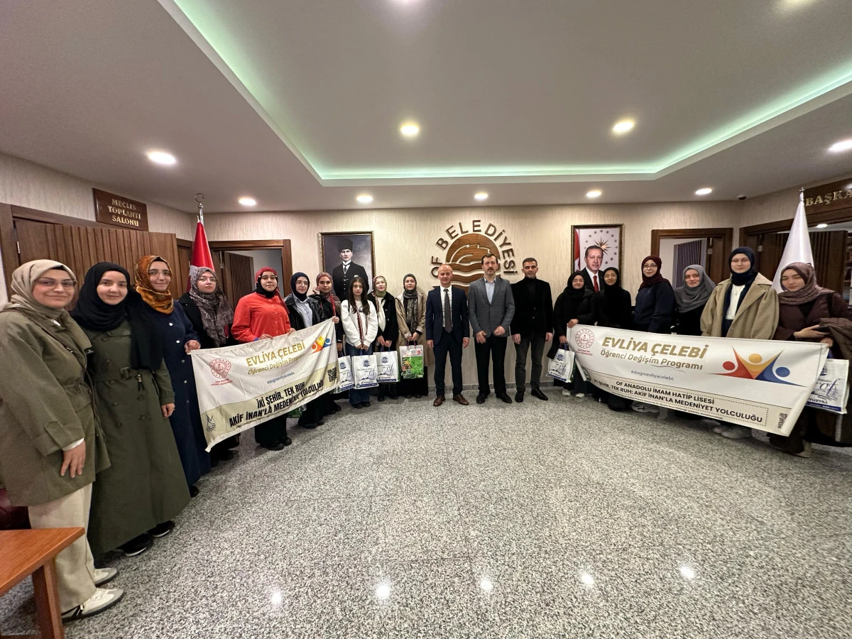 Konyalı İmam Hatip Lisesi öğrencileri Of'ta