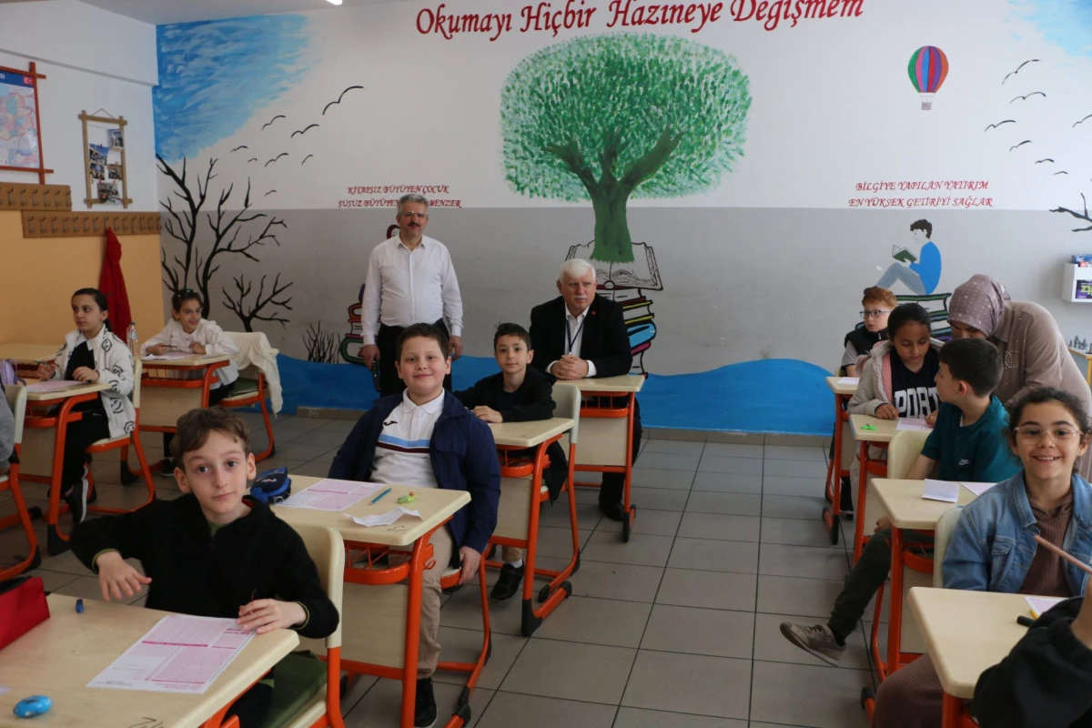 Of Ali Yeşilyurt İmam Hatip Ortaokulu'nda proje sınıfları i&ccedil;in sınav