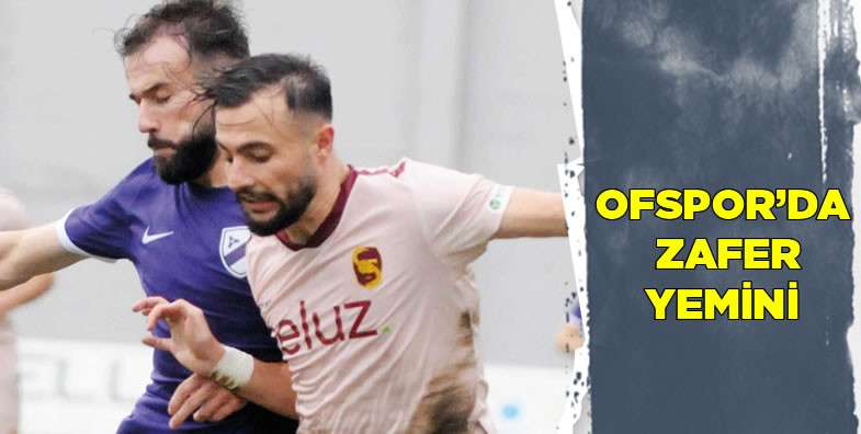 Ofspor'da zafer yemini