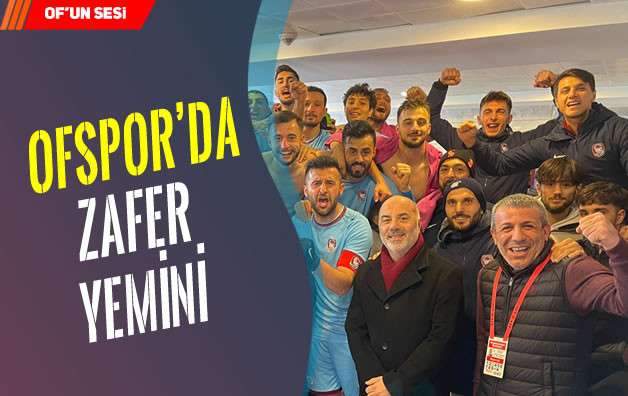 Ofspor'da zafer yemini