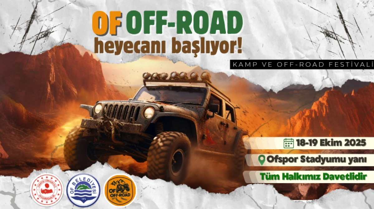 Of'ta İlk Off-Road Festivali Başlıyor