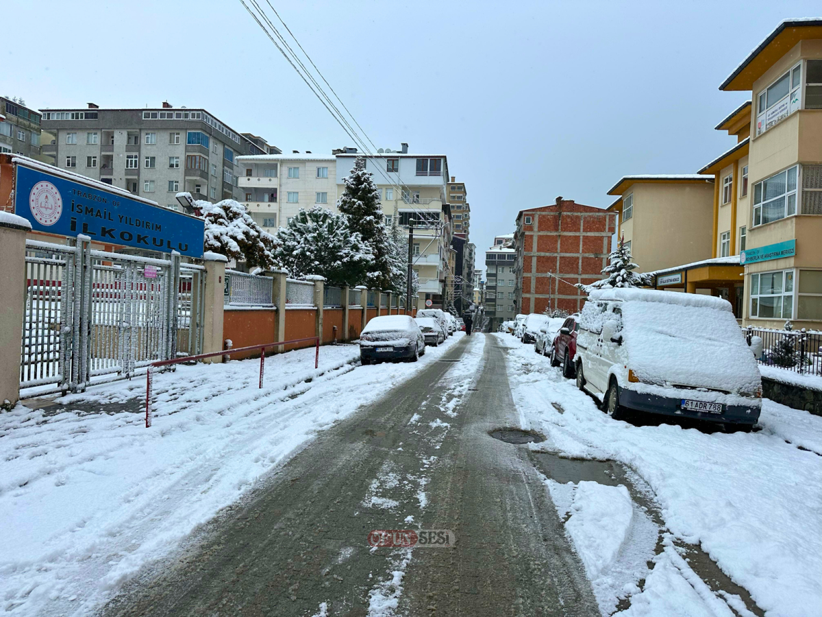 Of'ta Kar Tatili! Eğitime 1 Gün Ara