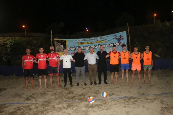 Of'ta Mattia Ahmet Minguzzi anısına düzenlenen plaj voleybolu turnuvası sona erdi
