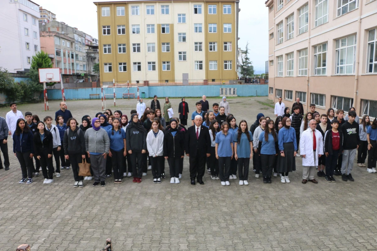 Of'ta Şehit Ahmet T&uuml;rkkan &Ccedil;PAL'de bayrak t&ouml;reni d&uuml;zenlendi