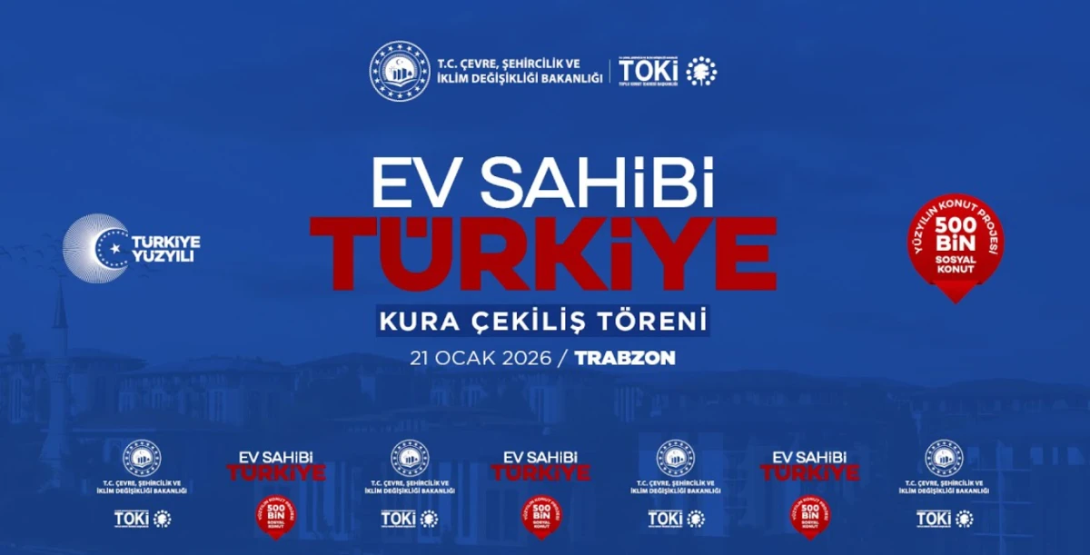 TOKİ Trabzon Kura &Ccedil;ekimi Canlı Yayını Başladı