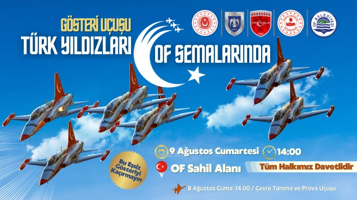 Türk Yıldızları, Şehit Pilot Tayfun Kureş Anısına Of Semalarında